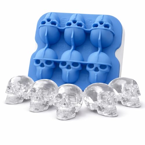 Skull Ice Cube Mold (Blue)