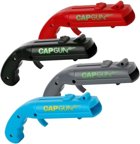 cap gun bottle opener launcher shooter funny shooting gun creative beverage bottle opener (4PC four-color)