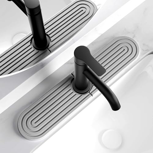 Kitchen Faucet Mat (Gray / 17.7" x 3.9")