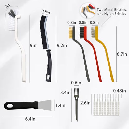 20 Piece Crevice Cleaning Brush Set