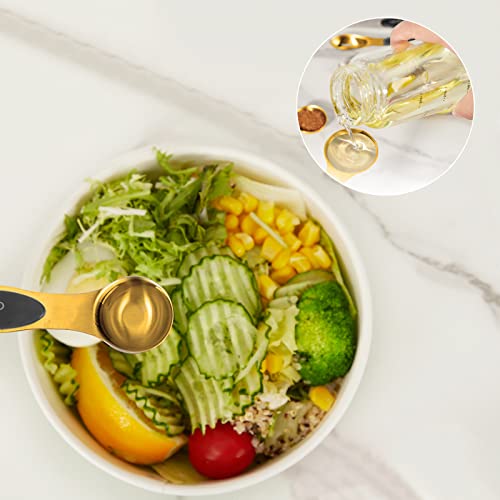 Gold Measuring Cups and Spoons Set of 15 (Gold / Set of 15)