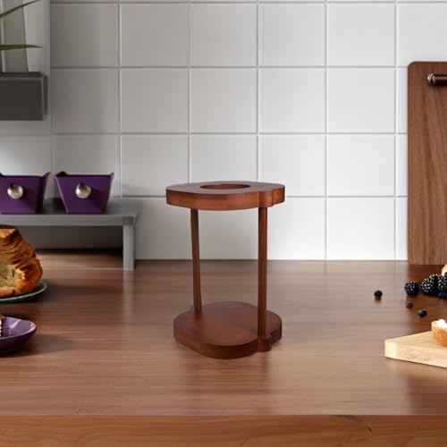 Wooden Portable Coffee Drip Filter Rack Stand Xmas for Home