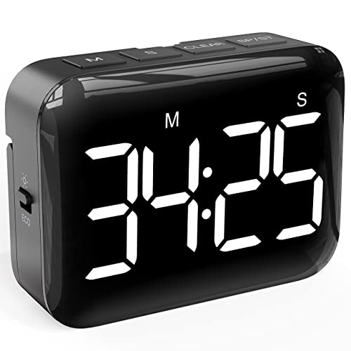 Digital Kitchen Timer (Dark Black)