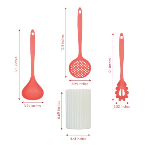 Kitchen Utensils Set (8-piece Set / Rust)