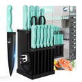 16 Piece Kitchen Knife Set with Block