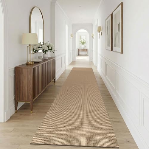 Boho 3x12 Runners Rugs for Hallway (Orange Beige/Tan/Brown / 3' x 12' (Runner))