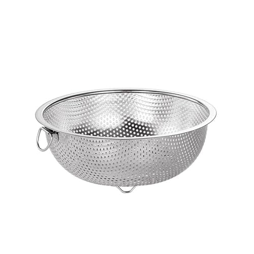 Stainless Steel Colander and Fine Mesh Strainer for Kitchen