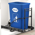 Under Sink Trash Can Pull Out Trash Hidden for 30 (Dark Black)