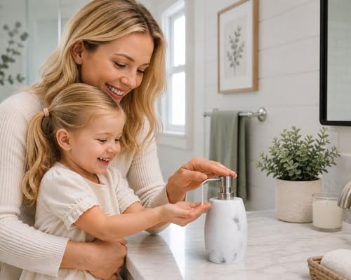 Resin Hand Soap Dispenser (White)