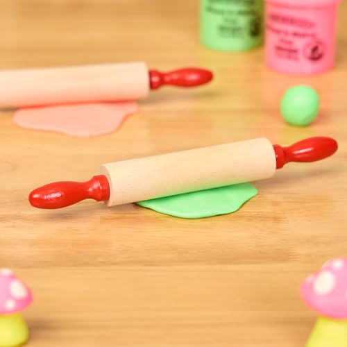 Natural Wood Rolling Pins for Kids (regular)