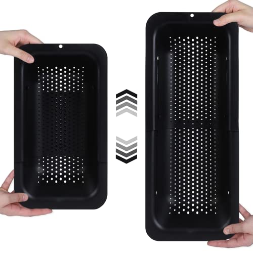 Over Sink Colander (1 Pack / Black)