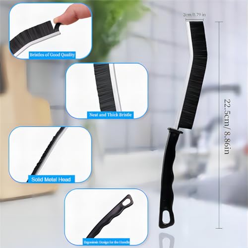 2Pcs Crevice Cleaning Brush Scrub Grout Cleaning Supplies Tools (Style 2)