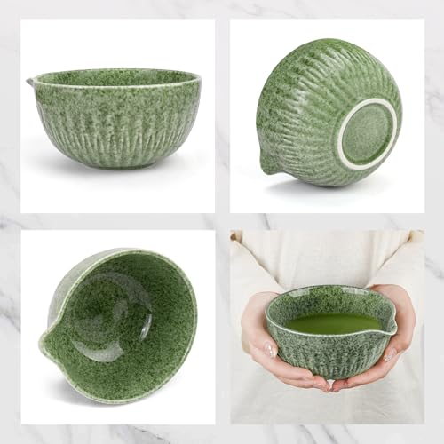 Matcha Whisk Set (10-PC Mottled Green)