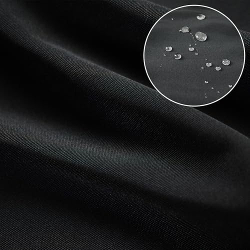 Barista Tools Apron for Women Hairstylists Servers Waterproof Canvas Kitchen Apron with 3 Pockets for Cooking Gardening (Black)
