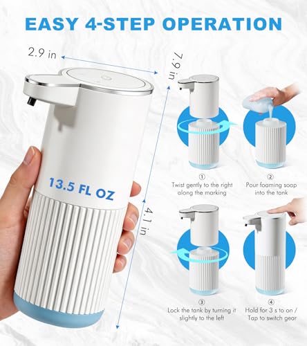 Automatic Soap Dispenser (White / Liquid-2 Pack)
