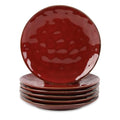 Ceramic Dessert Salad Plates (Cherry Red)