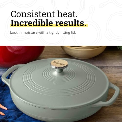 Essential Enamel Cast Iron Braiser (Desert Sage)