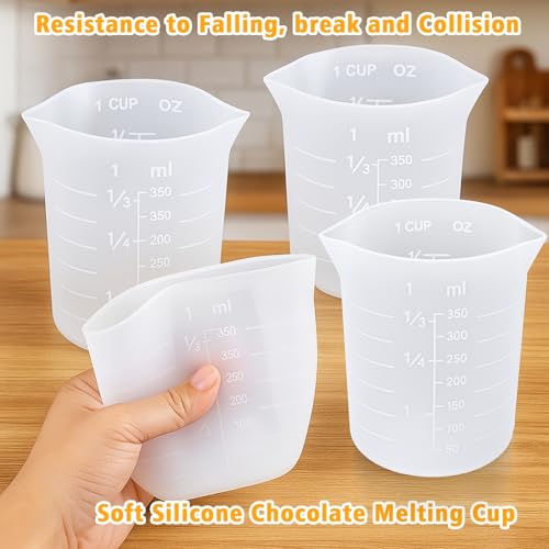 Silicone Cups for Melting Chocolate (4*350ml)