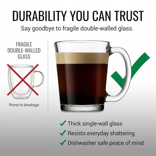 Coffee Mugs Clear Glass Coffee Cups
