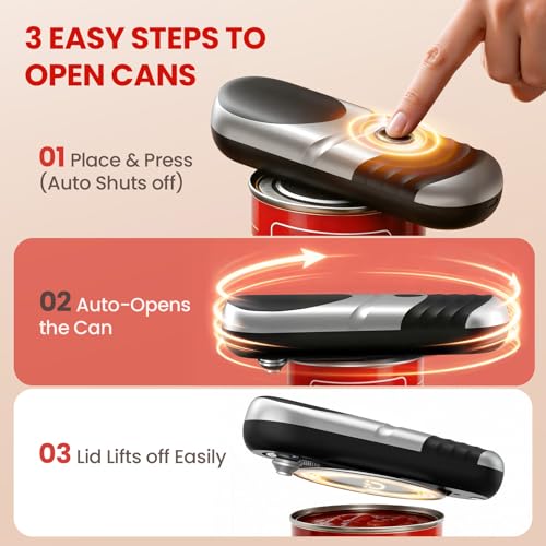 Electric Can Opener One Touch Automatic Can Opener for Seniors