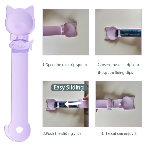 Cat Spoons for Wet Food Pet Can Lid Cover (Mixing colors)