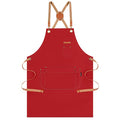 Chef Apron Men Women (Red)