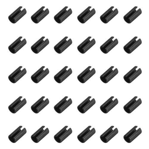 120Pcs Slotted Split Roll Pins 3 (3/25 Inch(3mm) Dia. 6/25 Inch(6mm) Length)