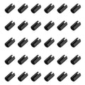 120Pcs Slotted Split Roll Pins 3 (3/25 Inch(3mm) Dia. 6/25 Inch(6mm) Length)