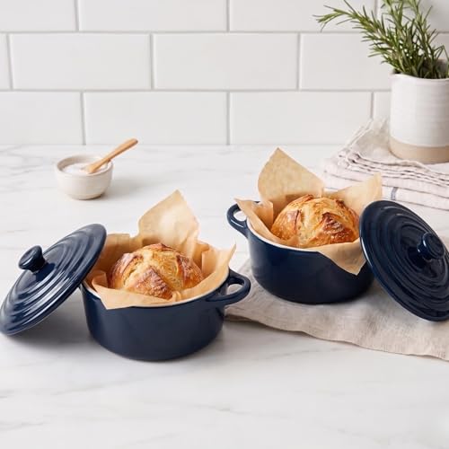 Mini Cocotte Lids (Navy)