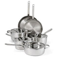 Tempo Tri Ply Base Stainless Steel 10 (Cookware Set / 10-Piece)