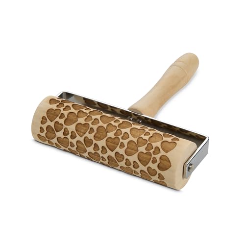 Mrs. Anderson’s Baking Mini Embossing Rolling Pin (Hearts, Mini)
