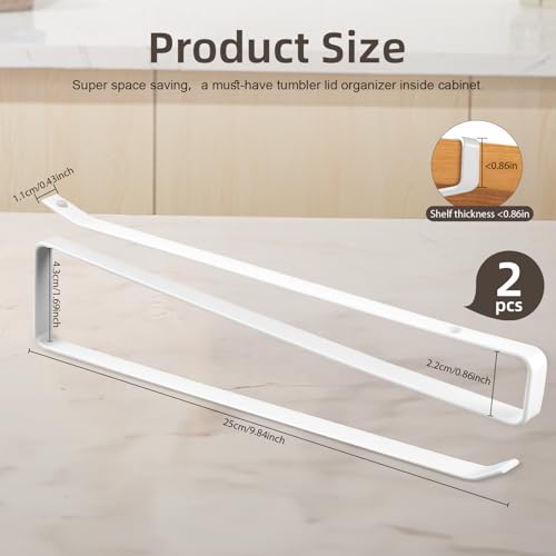 Tumbler Lid Organizer (White)