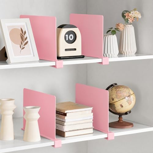 6 Pack Closet Organizers and Storage (Pink / 6 PCS)