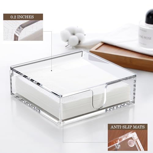 Acrylic Napkin Holder (7.09" x 7.09" x2.4")