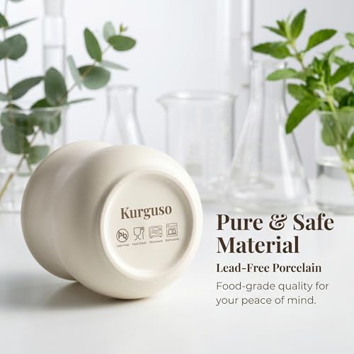 Porcelain Espresso Cups Set of 2 (5.5 Ounce Espresso Cups set of 2)