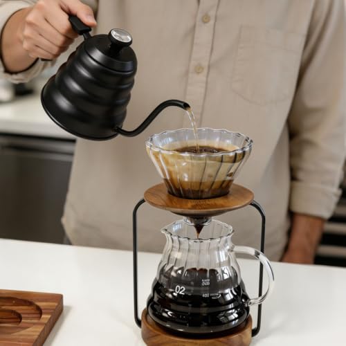 Gooseneck Kettle 1200ml for Pour Over Coffee Stovetop (1200ml)