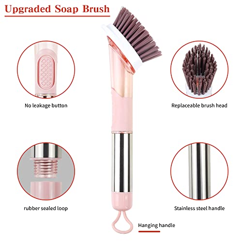 Dish Cleaning Brush (Pink)