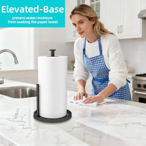 Paper Towel Holder Countertop (Black)