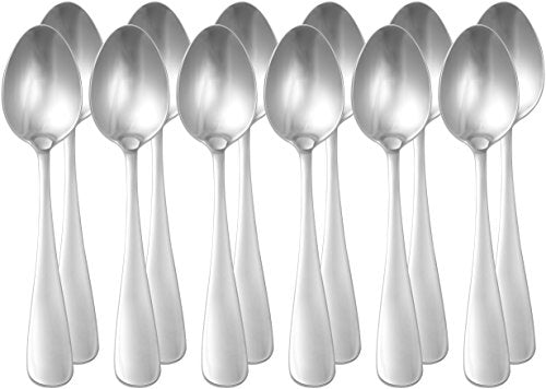 Stainless Steel Dishwasher Safe Dinner Spoons with Round Edge (Dinner Spoons - 120 Pack)