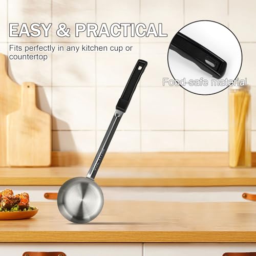 6 Oz Stainless Steel Portion Ladle 1 Pack (6 Ounce / 1 PCS)