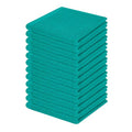 100% Cotton Waffle Weave Kitchen Dish Cloths 12 (Teal / 12 X 12 - 12 Pack)