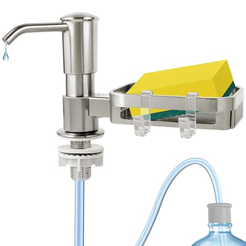 Soap Dispenser for Kitchen Sink (Brushed Nickel)