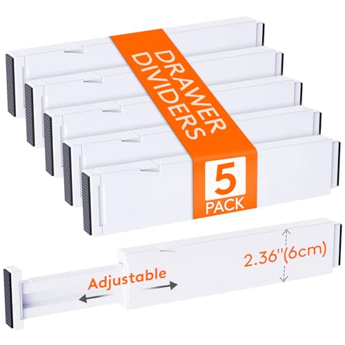 2.36" Upgrade Kitchen Drawer Dividers (2.36"H, 11-17"L)