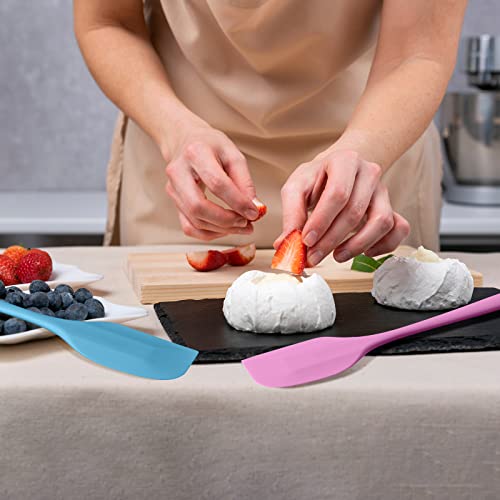 24 Pcs Silicone Spatulas 11 Inch Rubber Spatulas
