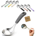 Korean Serving Spoon Stainless Steel Ladle 먹방 스푼 미니 국자 (Gray)