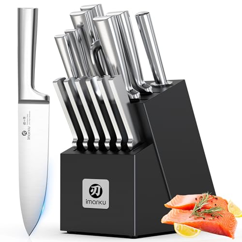 15 Piece Knife Block Set Built (Black)
