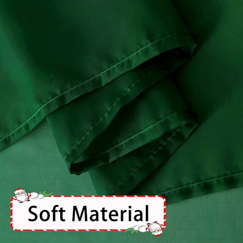 Sheer Voile Window Treatment Rod Pocket Curtain Panels for Kitchen Bedroom Living Room Drapes Sunlight Filtering Privacy Semi Home Decor Assorted Colors Sizes (Foliage Green / 52"W x 63"L (Pack of 2))