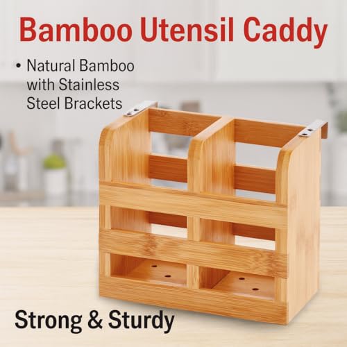 Bamboo Dish Rack Caddy (Drying Rack Caddy)