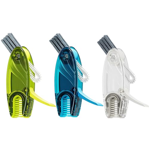 3 in 1 Cup Lid Gap Cleaning Brush Set (Mixed Colors)