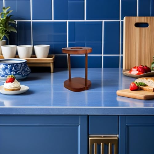 Wooden Portable Coffee Drip Filter Rack Stand Xmas for Home